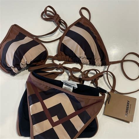 burberry 2 piece set swimsuit|Burberry cobb bikini.